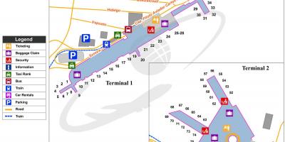 Беніто Хуарес міжнародного аеропорту карті