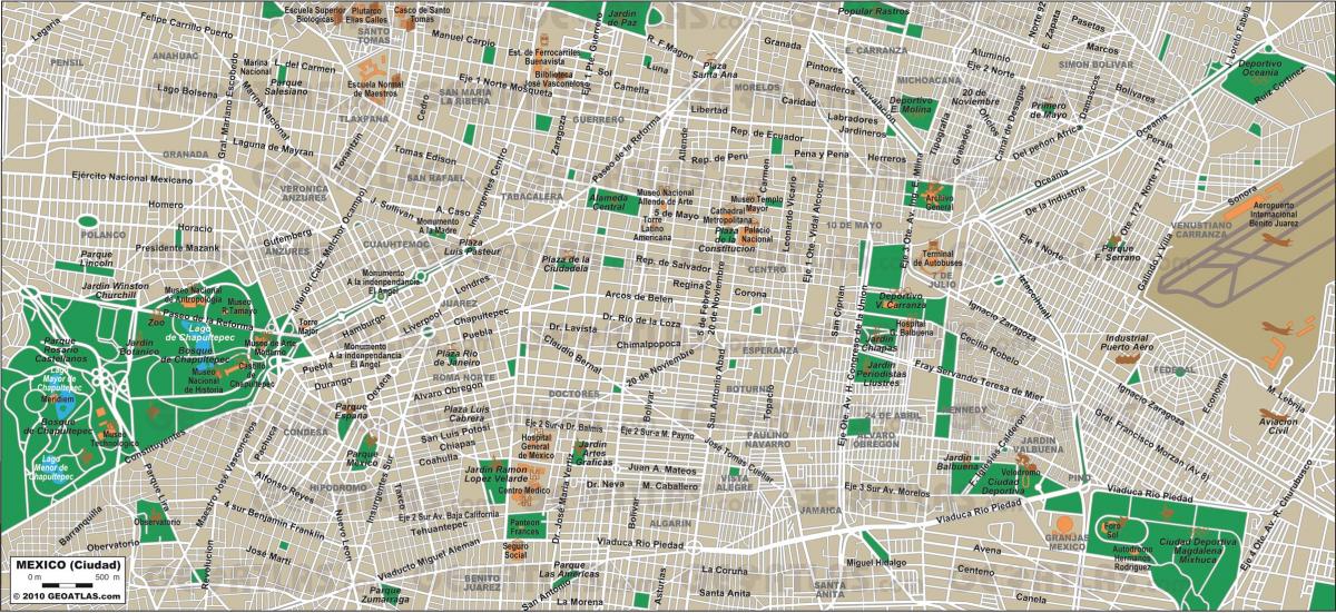 Карта вулиць мехіко