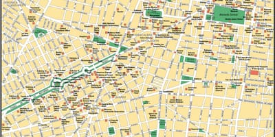 Карта Мексики точки міста інтерес
