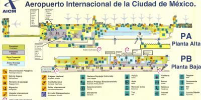 Аеропорт Мехіко карті