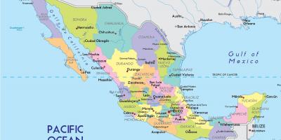 Карта Мехіко держави