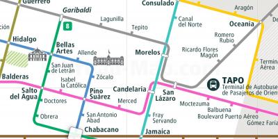 Карта повідомлень Мехіко 